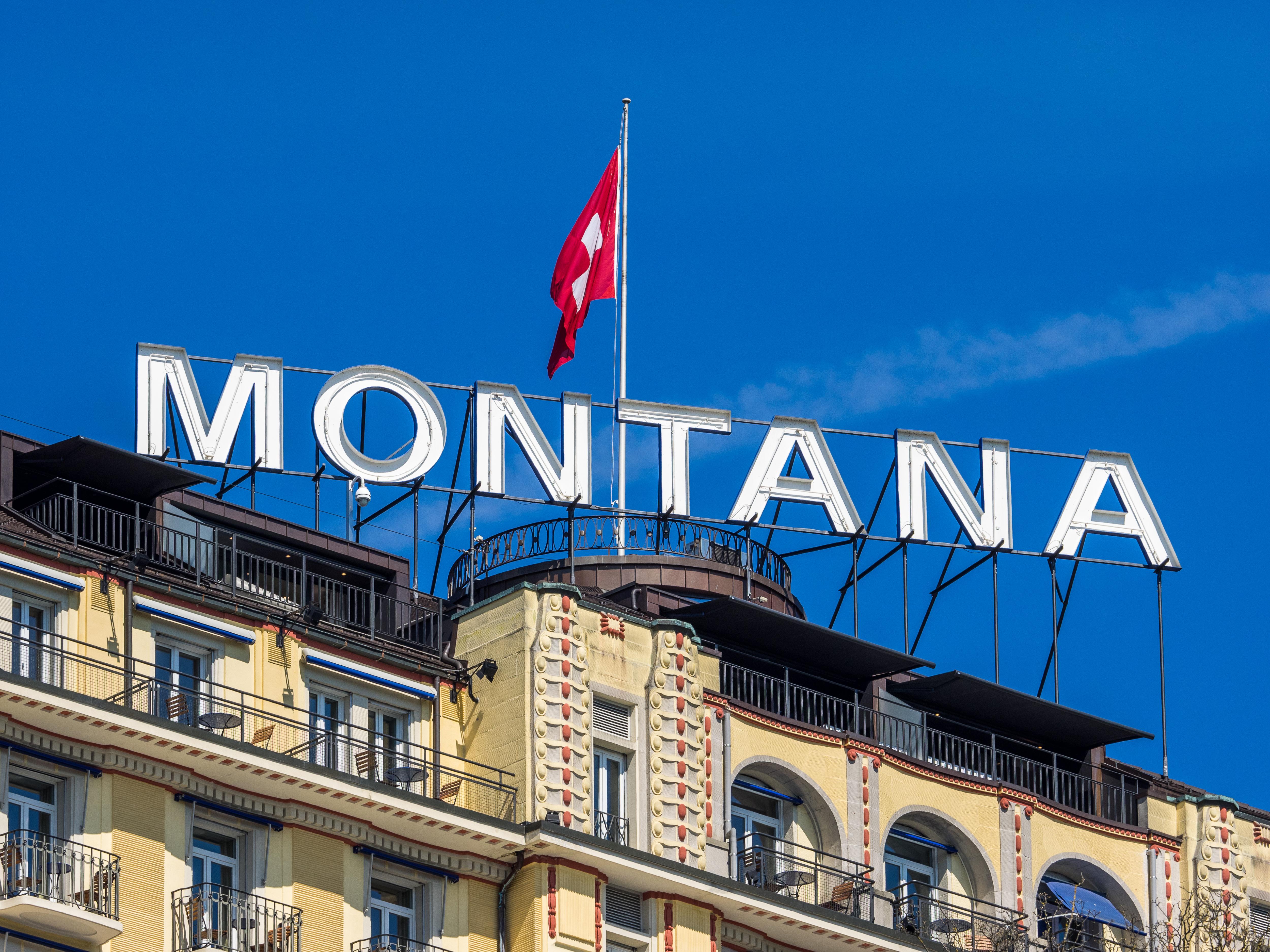 Art Deco Hotel Montana Lucerne Exterior photo